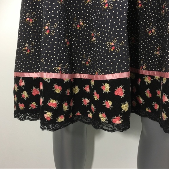 Ted Baker Strapless Dress with Lace and Flowers - Picture 8 of 8